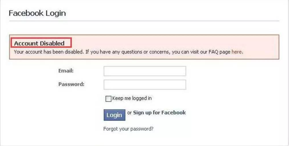facebook账号被封原因和解决办法完全指南