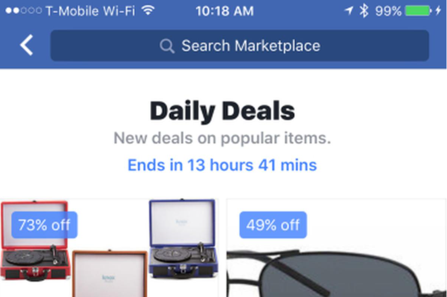 facebook deals促销推广